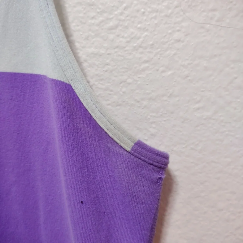 Lululemon Purple & Blue Stripe Racerback Tank Top